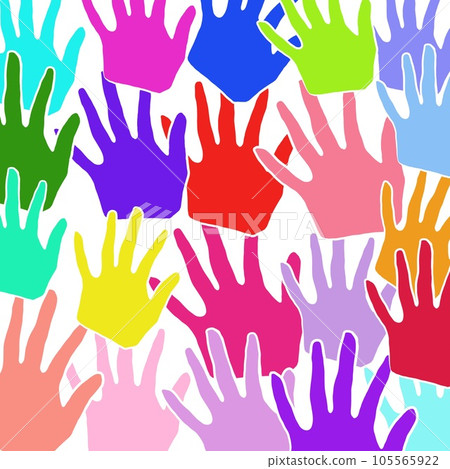 vector design elements of hands and elements vector design elements of hands and elements 105565922