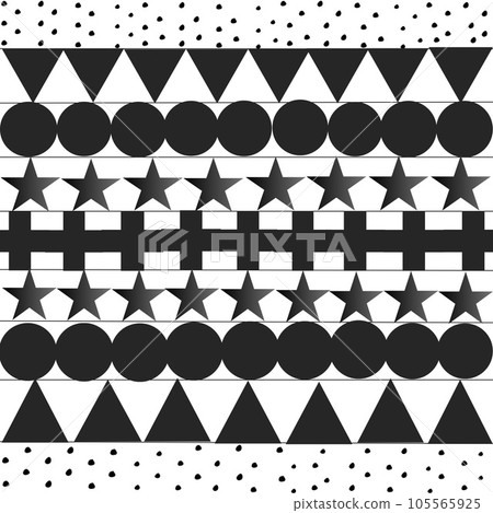 seamless pattern with triangles 105565925