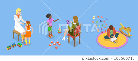 3D Isometric Flat Vector Conceptual Illustration of Dyslexia 3D Isometric Flat Vector Conceptual Illustration of Dyslexia 105566713