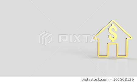 The home icon for property Business concept 3d rendering 105568129