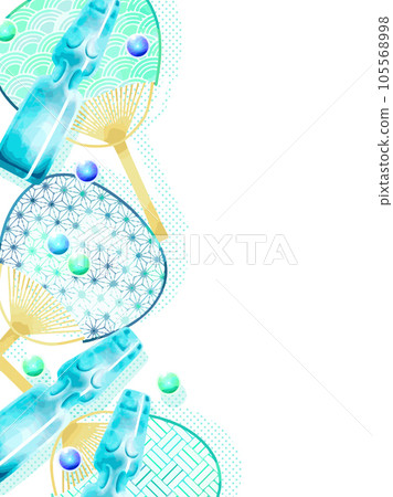 涼爽的夏天圖像插圖 105568998