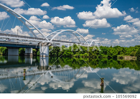 淀川的大阪單軌電車橋 105569092