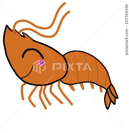 cartoon animal of big crayfish icon cartoon animal of big crayfish icon 105569386