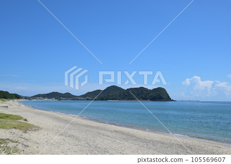 白沙綠鬆的室住海水浴場①(山口縣光市) 白沙綠鬆的室住海水浴場①(山口縣光市) 105569607