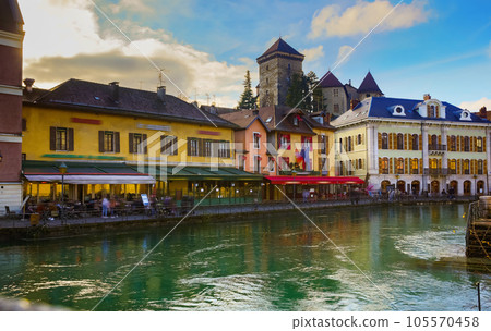 Photo of Annecy Castle and embankment Photo of Annecy Castle and embankment 105570458