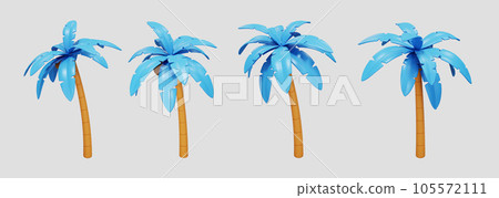3D Palm tree set 3D Palm tree set 105572111