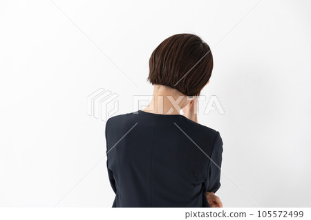 Depressed woman business image 105572499
