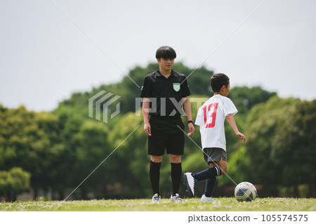 football, soccer, younger 105574575