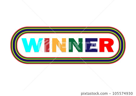 Winner label on white background, vector illustration Winner label on white background, vector illustration 105574930