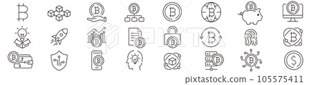 Bitcoin virtual currency Bitcoin virtual currency 105575411