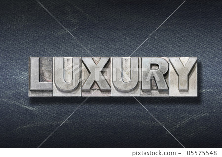 luxury word den 105575548