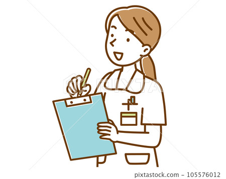 一位提出問題並檢查圖表的女護士 一位提出問題並檢查圖表的女護士 105576012