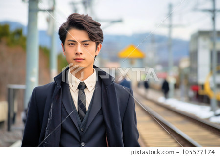 Portrait of students heading to school Portrait of students heading to school 105577174