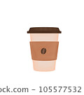 Coffee on cup  105577532