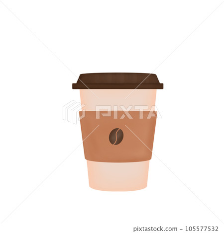Coffee on cup  105577532