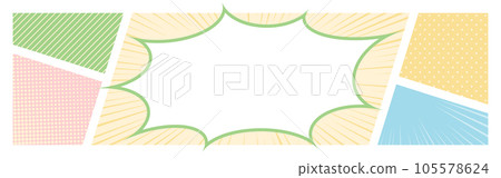 Background material _ cartoon _ colorful 105578624