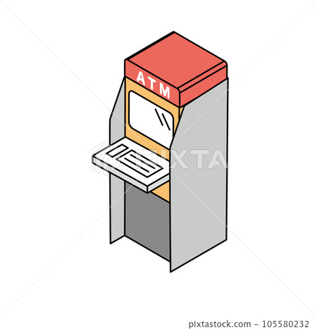 等距組合中簡單 ATM 的插圖 105580232