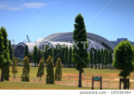 Scenery of Tatsumi no Mori Seaside Park (Koto Ward, Tokyo) Scenery of Tatsumi no Mori Seaside Park (Koto Ward, Tokyo) 105580364