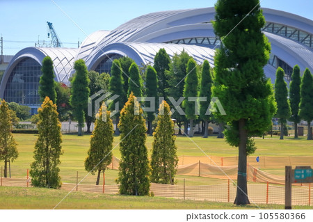 辰巳之森海濱公園風景（東京都江東區） 105580366