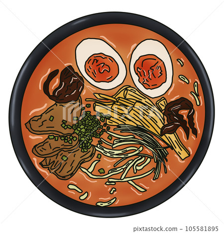 vector set of noodles vector set of noodles 105581895