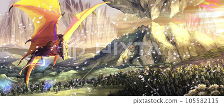 [概念藝術] 紅鳥保護的山 105582115