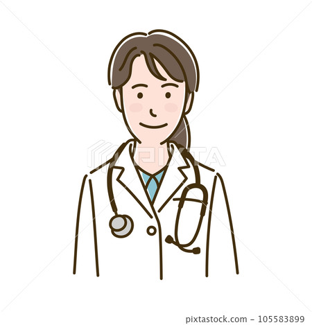 白大褂的女醫生 105583899