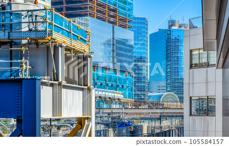 Urban scenery of Minato Ward, Tokyo Hamamatsucho Station 105584157