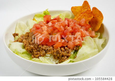 Handmade taco rice 105584428