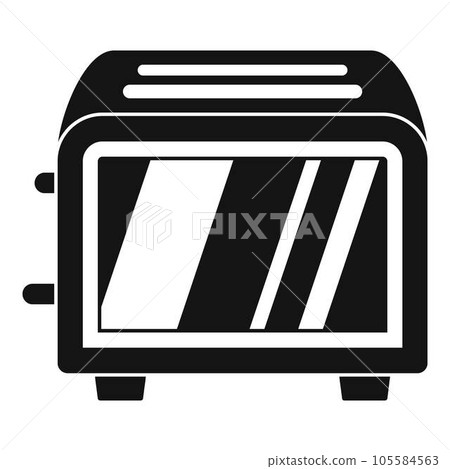 Vintage toaster icon. Simple illustration of vintage toaster vector icon for web design isolated on white background Vintage toaster icon. Simple illustration of vintage toaster vector icon for web design isolated on white background 105584563