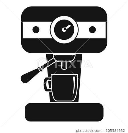 Bar coffee machine icon. Simple illustration of bar coffee machine vector icon for web design isolated on white background Bar coffee machine icon. Simple illustration of bar coffee machine vector icon for web design isolated on white background 105584632