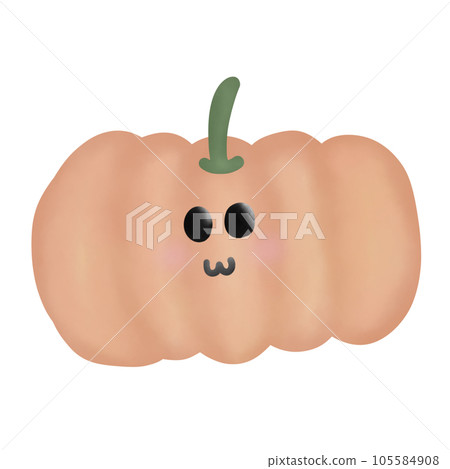 sweet pumpkin isolated on white background 105584908