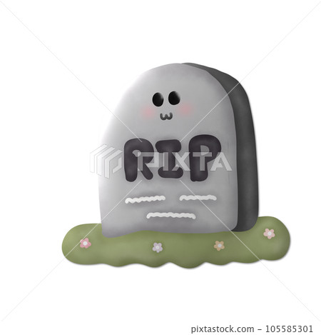 Halloween clipart 3D RIP Gave Halloween clipart 3D RIP Gave 105585301