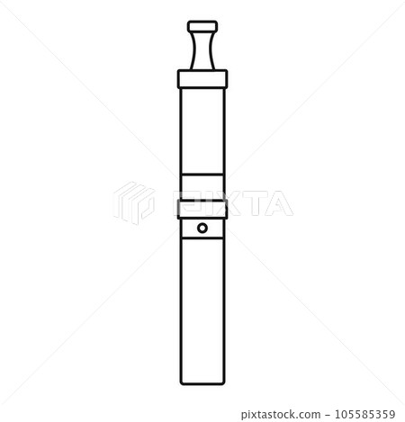 Modern vape pen icon. Outline modern vape pen vector icon for web design isolated on white background 105585359