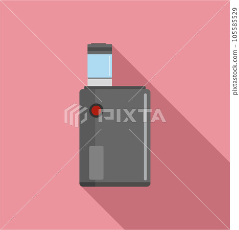 Vaping box icon. Flat illustration of vaping box vector icon for web design Vaping box icon. Flat illustration of vaping box vector icon for web design 105585529