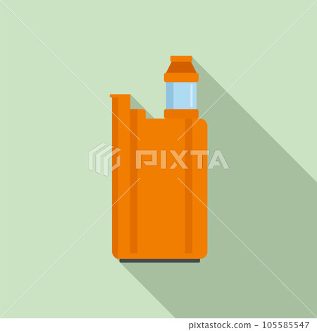 Vape box icon. Flat illustration of vape box vector icon for web design 105585547