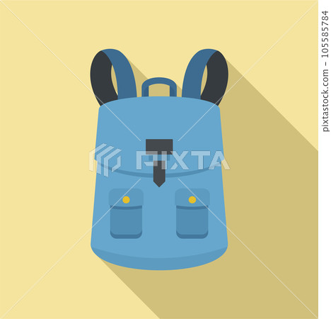 Haversack icon. Flat illustration of haversack vector icon for web design Haversack icon. Flat illustration of haversack vector icon for web design 105585784