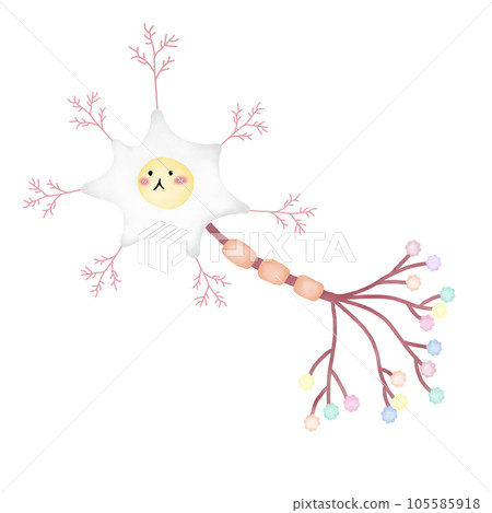 Neural communication. Synapse , vector diagram... - Stock Illustration ...