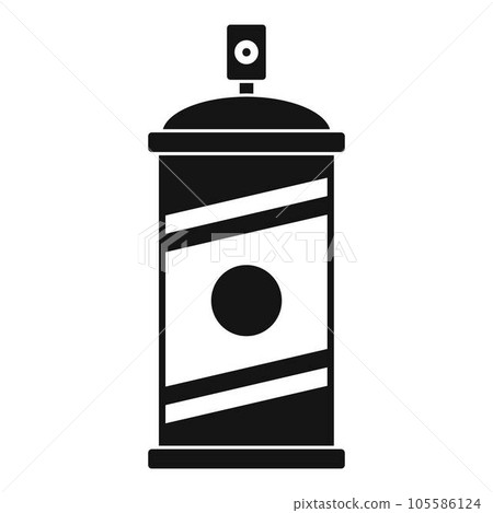 Painting spray icon. Simple illustration of painting spray vector icon for web design isolated on white background 105586124