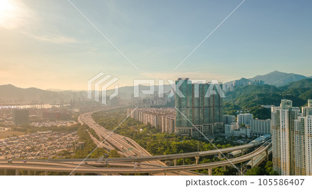 Aug 3 2023 The highway begins in West Kowloon and extends northward Aug 3 2023 The highway begins in West Kowloon and extends northward 105586407