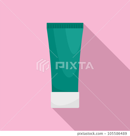 Creme tube icon. Flat illustration of creme tube vector icon for web design Creme tube icon. Flat illustration of creme tube vector icon for web design 105586489
