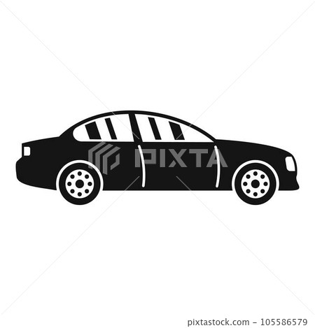 Gas car icon. Simple illustration of gas car vector icon for web design isolated on white background 105586579