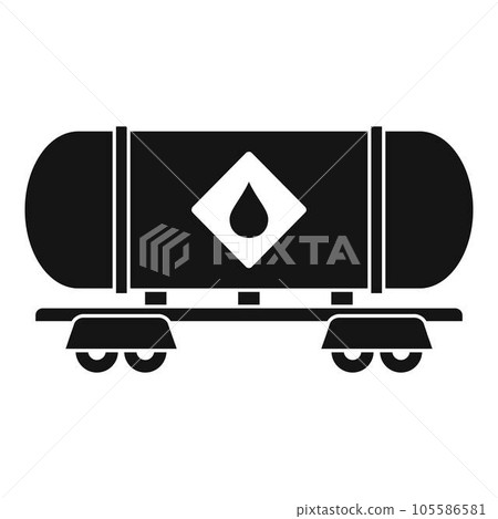 Petrol wagon icon. Simple illustration of petrol wagon vector icon for web design isolated on white background Petrol wagon icon. Simple illustration of petrol wagon vector icon for web design isolated on white background 105586581