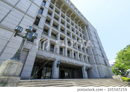 大阪市北區中之島 大阪市政府(東口)綠意盎然 大阪市北區中之島 大阪市政府(東口)綠意盎然 105587259