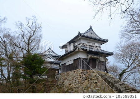 備中松山城 雙塔樓和天守閣 105589051
