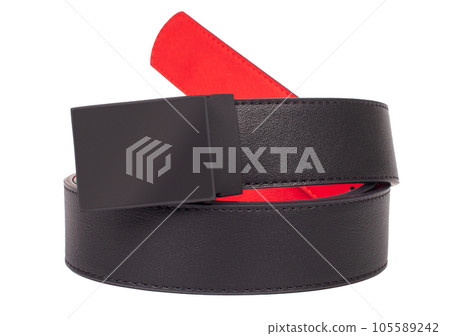 Elegant Black Leather Stripe Rolled Elegant Black Leather Stripe Rolled 105589242