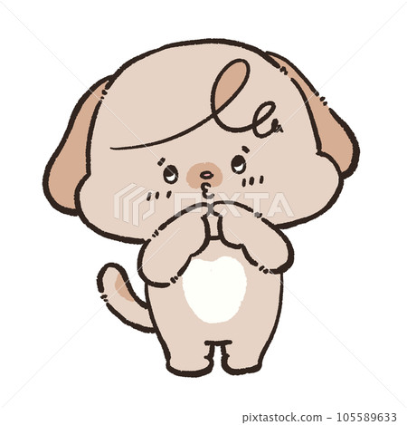Cute dog illustration doodle arts happy activities hand drawn  transparent background 105589633