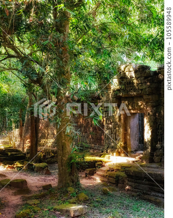 The enigmatic Khmer temples hidden in Cambodia's jungles. The enigmatic Khmer temples hidden in Cambodia's jungles. 105589948