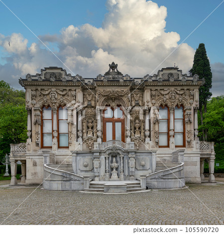 Ihlamur Pavilion, Ia former imperial Ottoman summer pavilion, located in Nisantasi Ihlamur Yolu street, Istanbul, Turkey 105590720