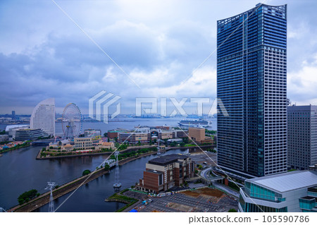 Early morning at Diamond Princess Port, Minato Mirai, Yokohama 105590786