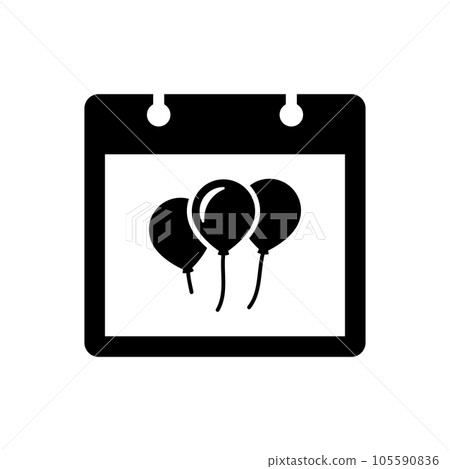 Party schedule icon 105590836